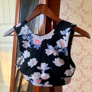 Garage open back sports bra